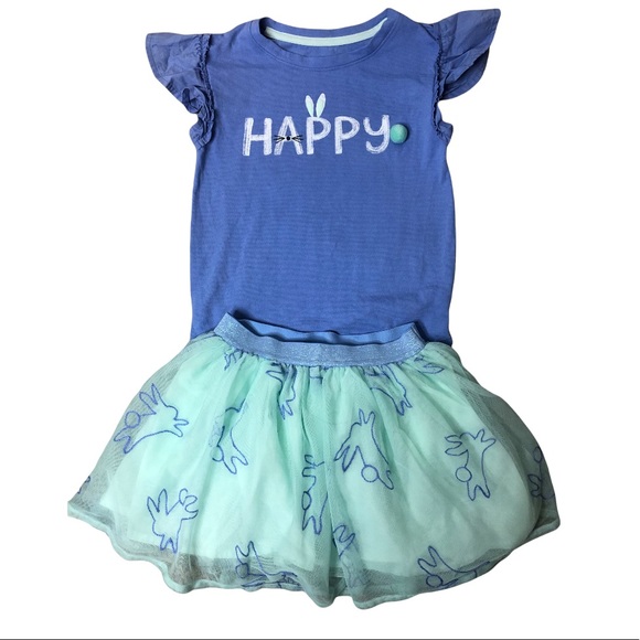 Cat & jack bunny 2 piece Set Sz 4T - Picture 3 of 4